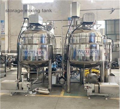 स्टेनलेस स्टील भंडारण टैंक